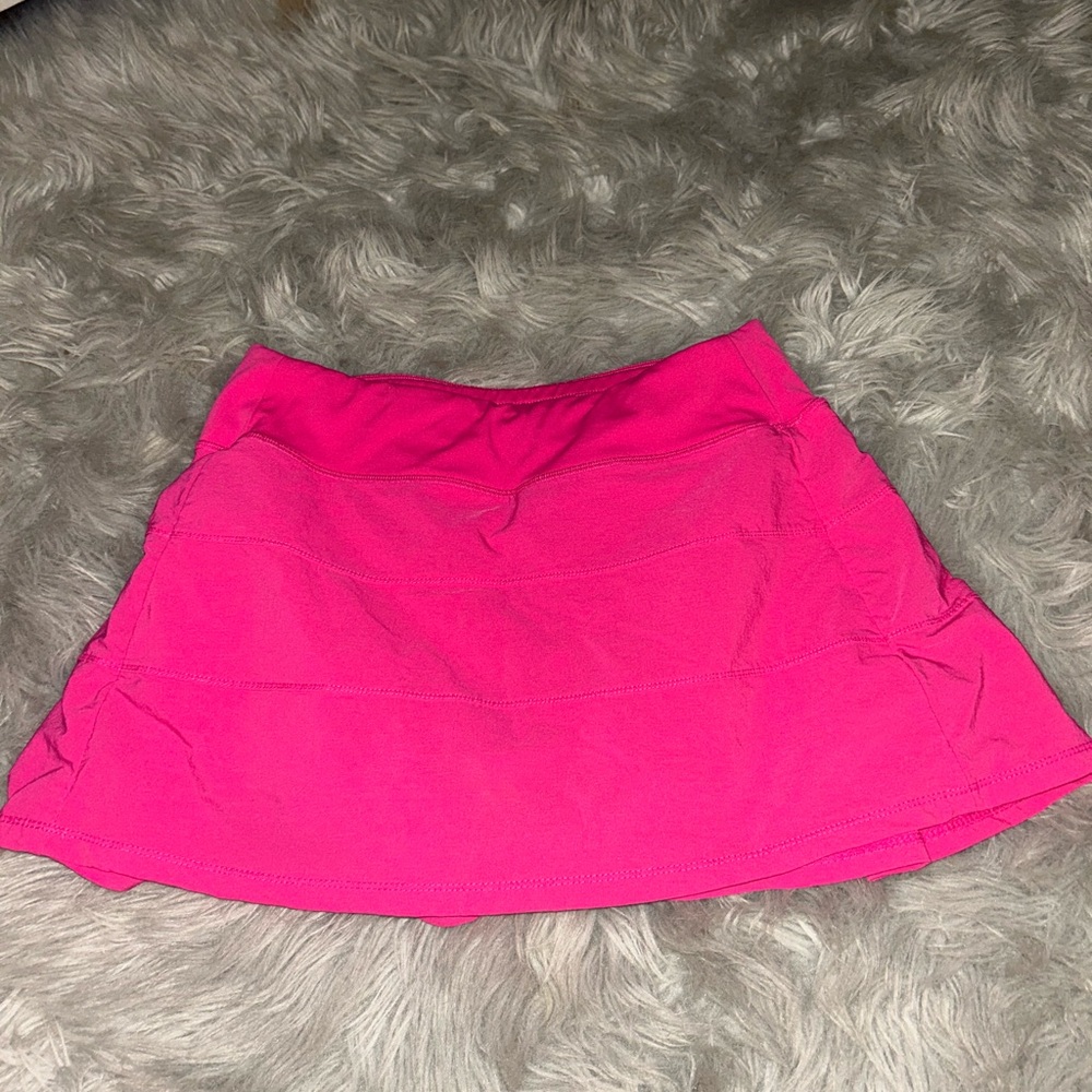 Pink athletic skirt